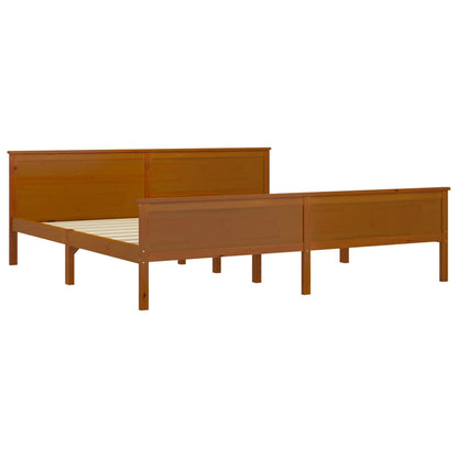 Giroletto senza Materasso Ambra in Legno di Pino 200x200 cm | homemem39
