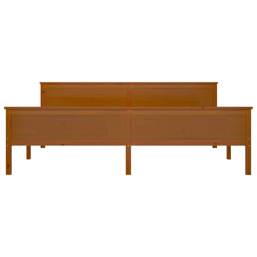 Giroletto senza Materasso Ambra in Legno di Pino 200x200 cm | homemem39