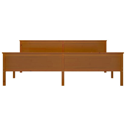Giroletto senza Materasso Ambra in Legno di Pino 200x200 cm | homemem39