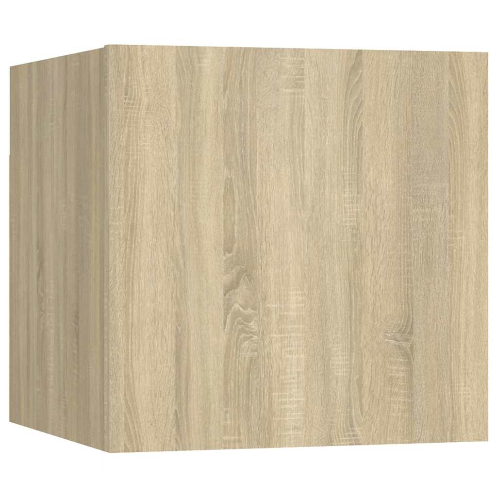 Comodino Rovere Sonoma 30,5x30x30 cm in Legno Multistrato