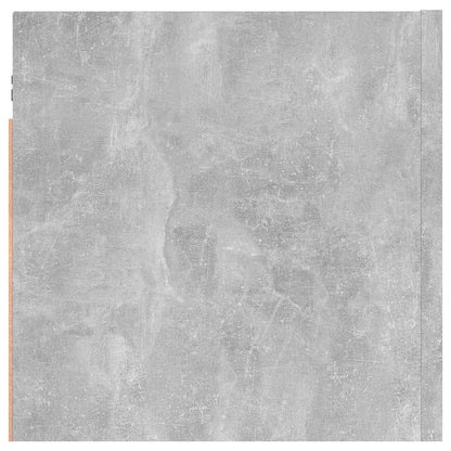 Comodini 2 pz Grigio Cemento 30,5x30x30 cm in Legno Multistrato