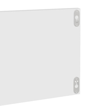 Mensole a Muro 4 pz Bianche 80x11,5x18 cm in Legno Multistrato | homemem39