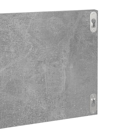 Mensole Muro 2pz Grigio Cemento 80x11,5x18cm Legno Multistrato | homemem39