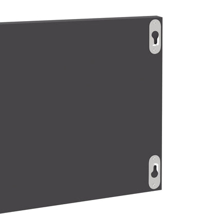 Mensole Parete 4pz Grigio Lucido 80x11,5x18cm Legno Multistrato | homemem39
