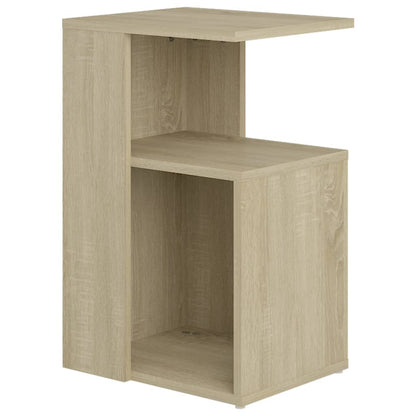 Tavolino Rovere Sonoma 36x30x56 cm in Legno Multistrato - homemem39