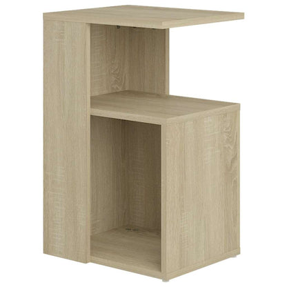Tavolino Rovere Sonoma 36x30x56 cm in Legno Multistrato