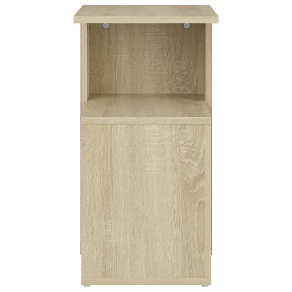 Tavolino Rovere Sonoma 36x30x56 cm in Legno Multistrato - homemem39