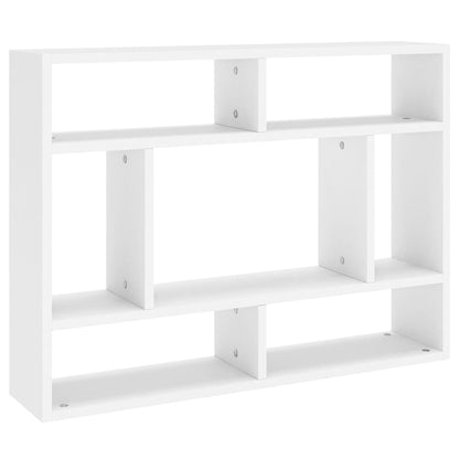 Scaffale a Parete Bianco 75x16x55 cm in in Multistrato | homemem39
