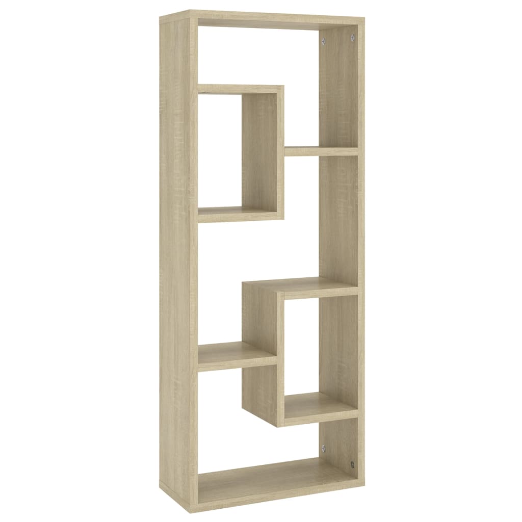 Scaffale a Parete Rovere Sonoma 36x16x90 cm Legno Multistrato | homemem39