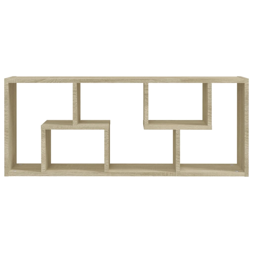 Scaffale a Parete Rovere Sonoma 36x16x90 cm Legno Multistrato | homemem39