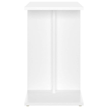 Tavolino Bianco 50x30x50 cm in Legno Multistrato