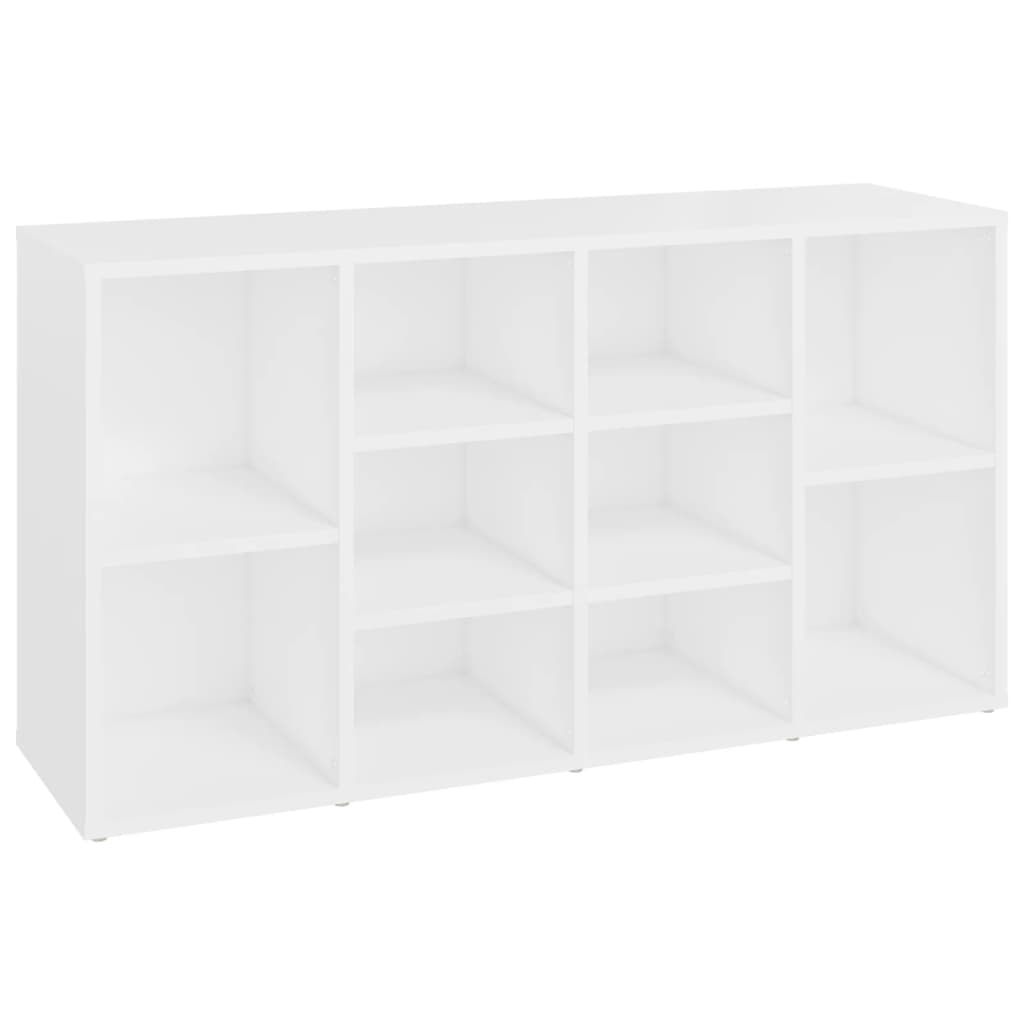 Scarpiera con Panchina Bianco 103x30x55 cm in Multistrato - homemem39