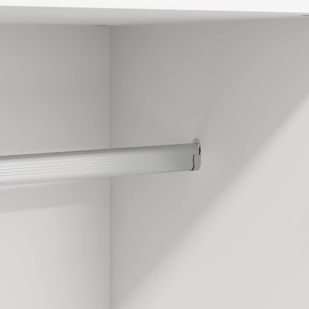 Armadio Bianco 82,5x51,5x180 cm in Legno Multistrato | homemem39