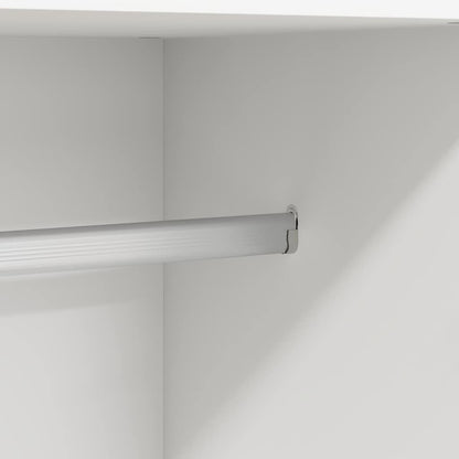 Armadio Bianco 82,5x51,5x180 cm in Legno Multistrato | homemem39