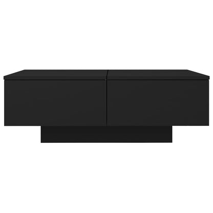 Tavolino da Salotto Nero 90x60x31 cm in Legno Multistrato | homemem39