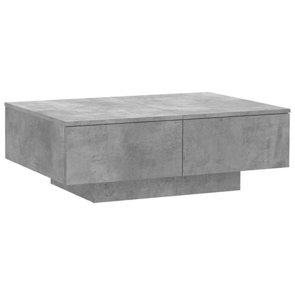 Tavolino da Salotto Grigio Cemento 90x60x31cm Legno Multistrato | homemem39