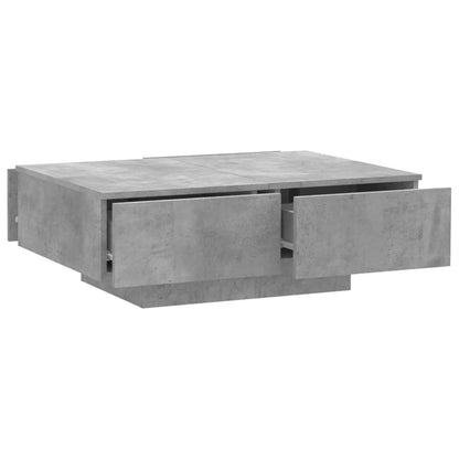 Tavolino da Salotto Grigio Cemento 90x60x31cm Legno Multistrato | homemem39