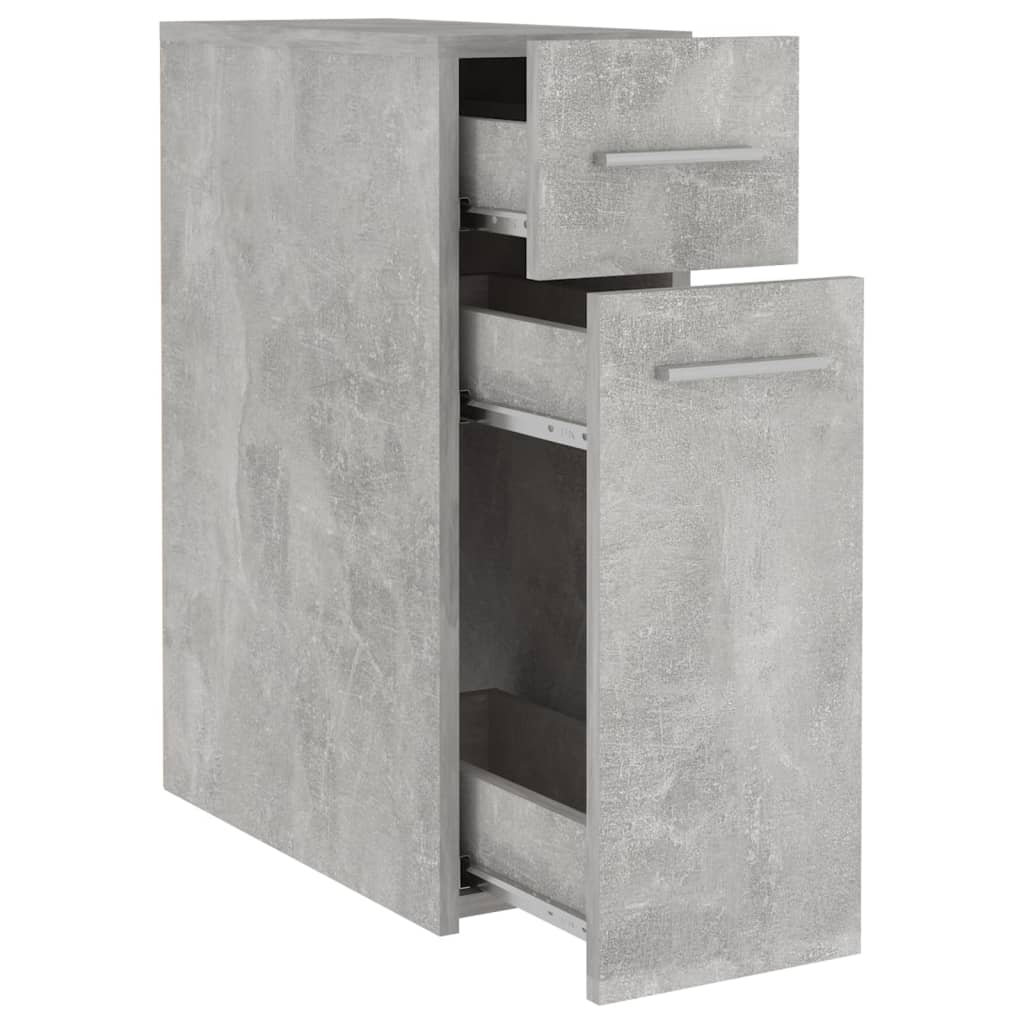 Armadietto da Farmacia Grigio Cemento 20x45,5x60 cm Multistrato - homemem39