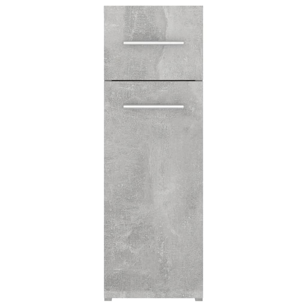 Armadietto da Farmacia Grigio Cemento 20x45,5x60 cm Multistrato - homemem39