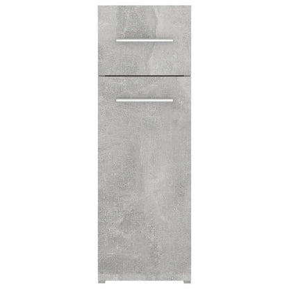 Armadietto da Farmacia Grigio Cemento 20x45,5x60 cm Multistrato - homemem39