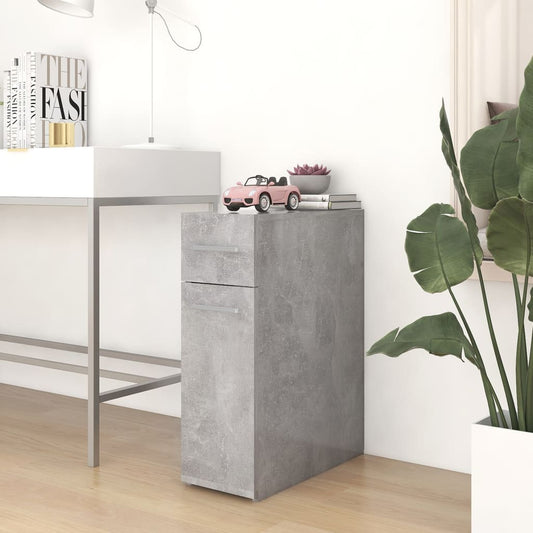 Armadietto da Farmacia Grigio Cemento 20x45,5x60 cm Multistrato - homemem39