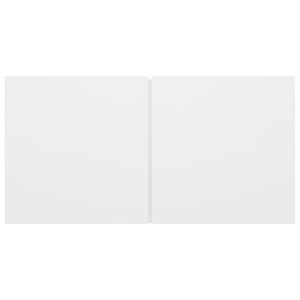 Mobili Porta TV Pensili 2pz Bianchi 60x30x30 cm