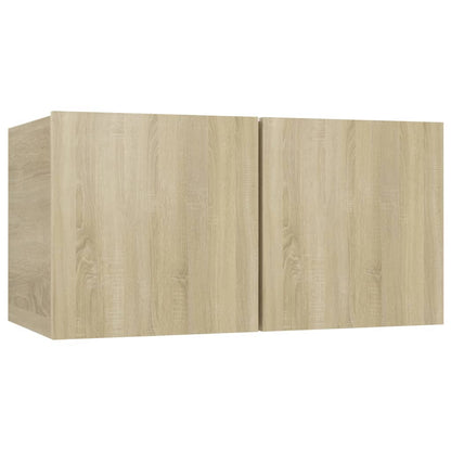 Mobile Porta TV Pensile Rovere Sonoma 60x30x30 cm - homemem39