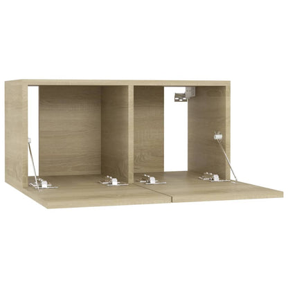 Mobile Porta TV Pensile Rovere Sonoma 60x30x30 cm - homemem39