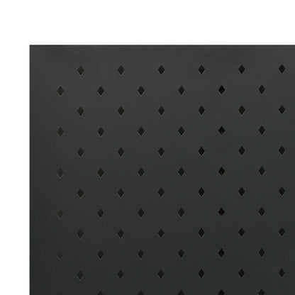 Paravento a 3 Pannelli Nero 120x180 cm in Acciaio | homemem39