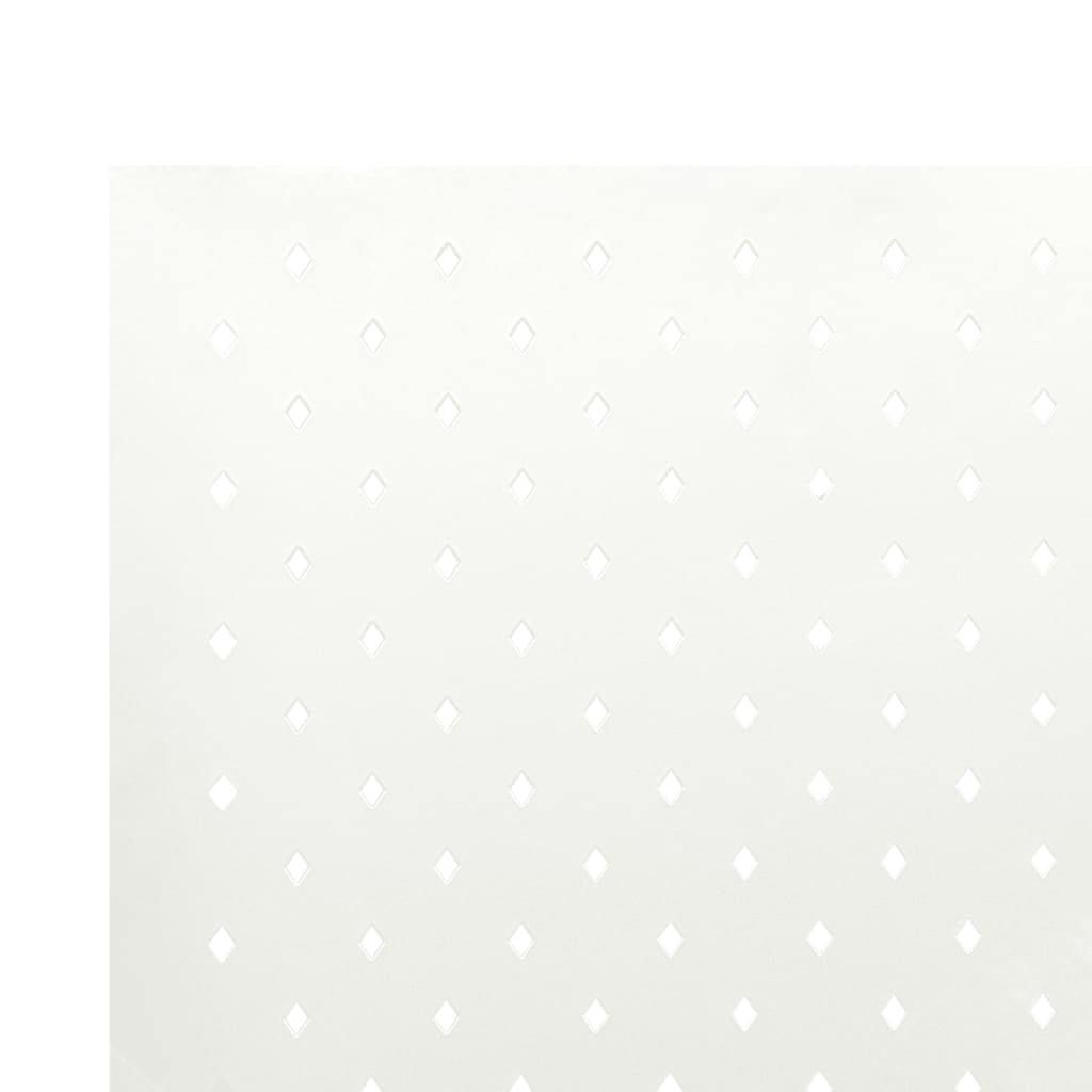 Paravento a 4 Pannelli Bianco 160x180 cm in Acciaio | homemem39