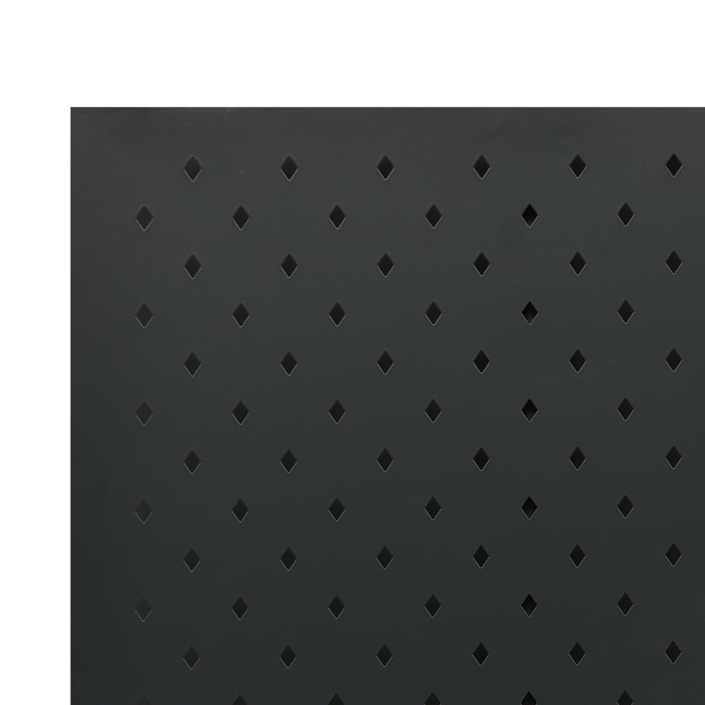 Paravento a 6 Pannelli Nero 240x180 cm in Acciaio | homemem39