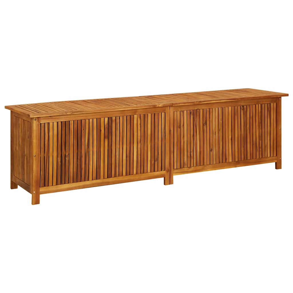 Contenitore da Giardino 200x50x58cm in Legno Massello di Acacia - homemem39