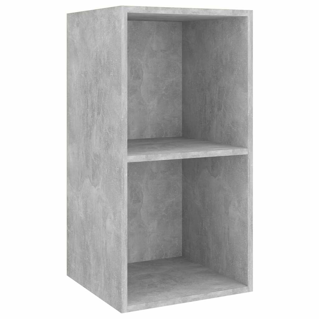 Set Mobili TV 3 pz Grigio Cemento in Legno Multistrato