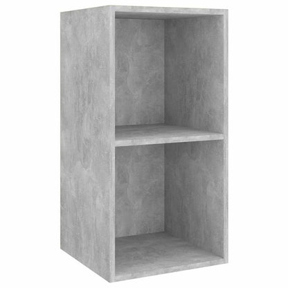 Set Mobili TV 3 pz Grigio Cemento in Legno Multistrato