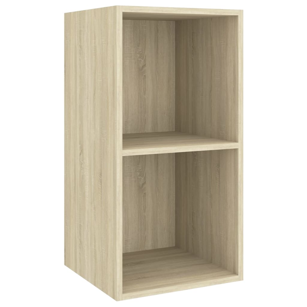 Set Porta TV 4 pz Rovere Sonoma in Truciolato - homemem39