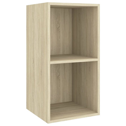 Set Porta TV 4 pz Rovere Sonoma in Truciolato - homemem39
