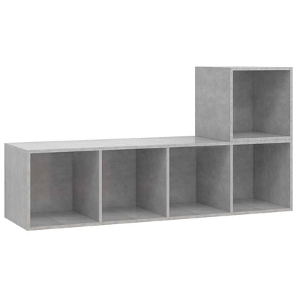Set Porta TV 2 pz Grigio Cemento in Truciolato - homemem39