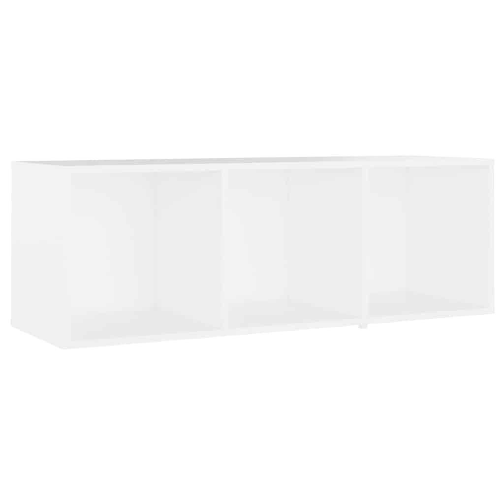 Mobili TV 2 pz Bianchi 107x35x37 cm in Legno Multistrato