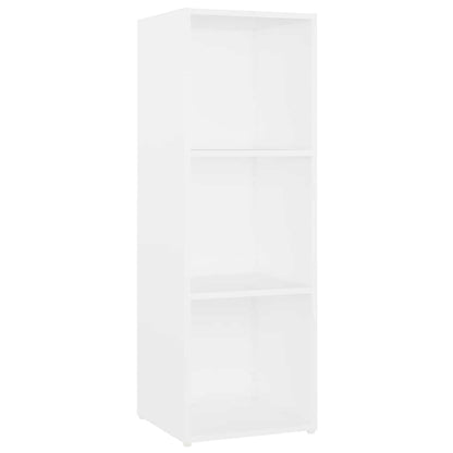 Mobili TV 2 pz Bianchi 107x35x37 cm in Legno Multistrato