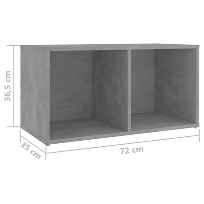 Mobili TV 2 pz Grigio Cemento 72x35x36,5cm in Legno Multistrato - homemem39