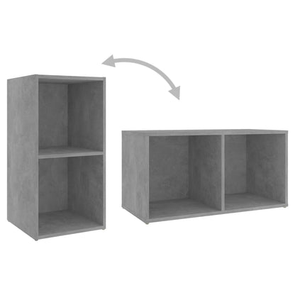 Mobili TV 4 pz Grigio Cemento 72x35x36,5cm in Legno Multistrato - homemem39