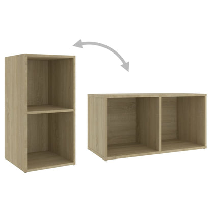 Set Mobile TV 3 pz Rovere Sonoma in Legno Multistrato - homemem39