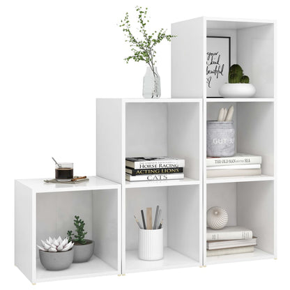 Set Mobili Porta TV 3 pz Bianco in Legno Multistrato - homemem39