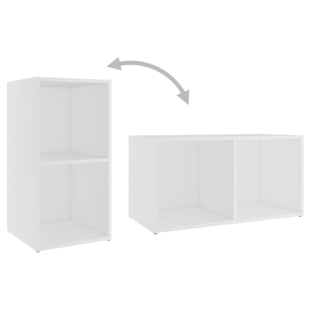 Set Mobili Porta TV 3 pz Bianco in Legno Multistrato - homemem39
