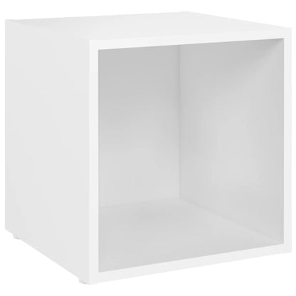 Set Mobili Porta TV 3 pz Bianco in Legno Multistrato - homemem39