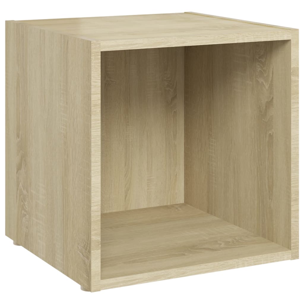 Set Mobile TV 3 pz Rovere Sonoma in Legno Multistrato - homemem39