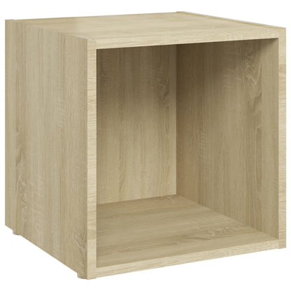 Set Mobile TV 3 pz Rovere Sonoma in Legno Multistrato - homemem39