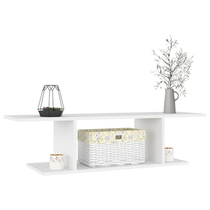 Mobile Porta TV a Parete Bianco 103x30x26,5 cm - homemem39