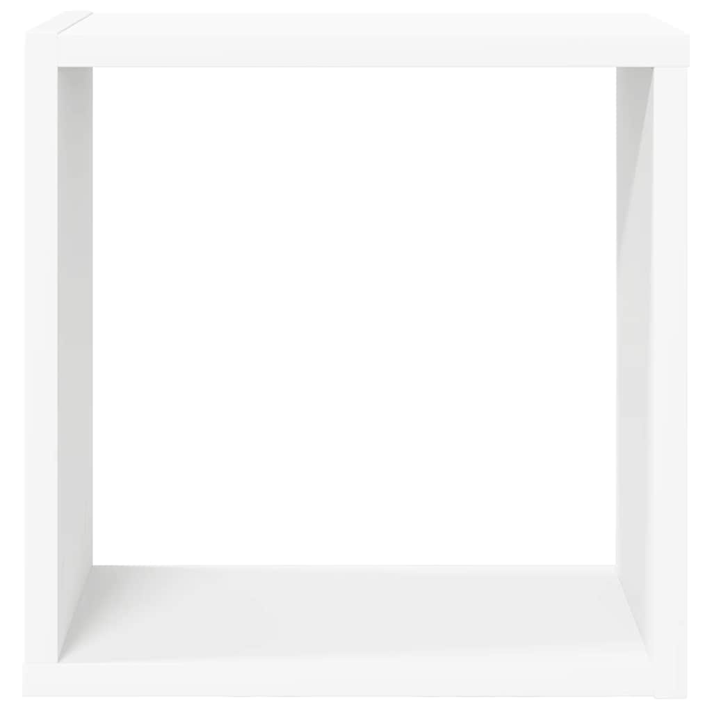 Mensole Parete a Cubo 2 pz Bianche 30x15x30cm | homemem39
