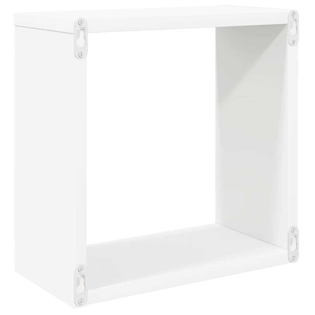 Mensole Parete a Cubo 6 pz Bianche 30x15x30 cm | homemem39